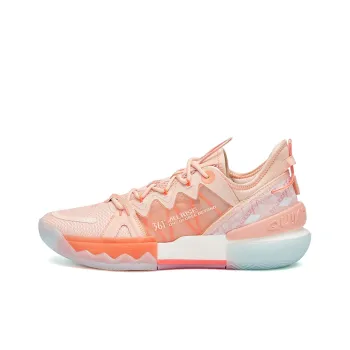 361° Burning Battle 2.0 Basketball Shoes Men Low Top Soft Pink