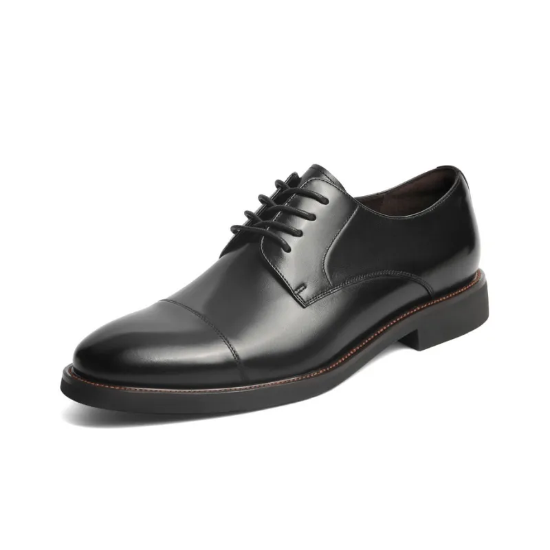 BELLE Dress Shoes Men Low Top Black/Brown-1