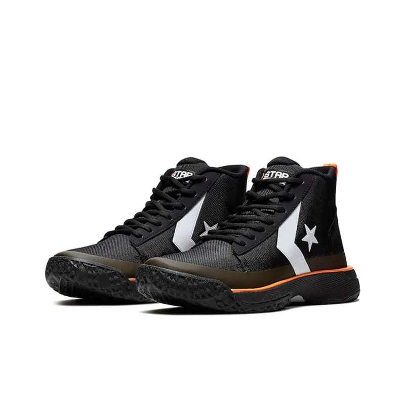 Converse Star Series Bb Mid Black Bold Mandarin-2