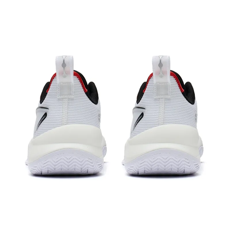 LINING Super Light V2 Basketball Shoes Men Low Top White/Black/Red-3