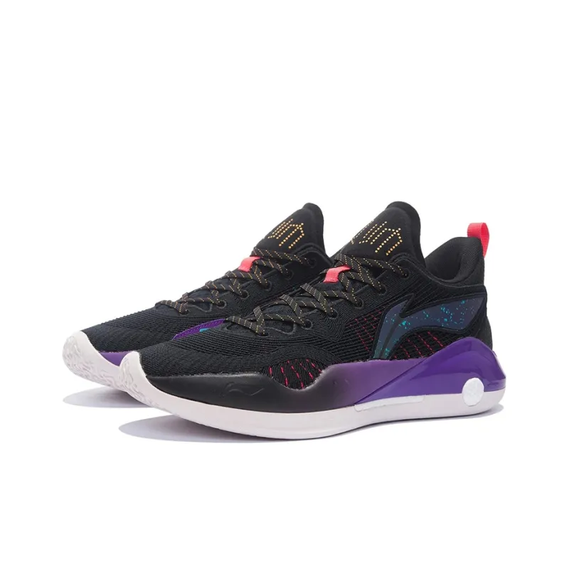 LINING YuShuai 15 V2 Basketball Shoes Men Low Top Black-2
