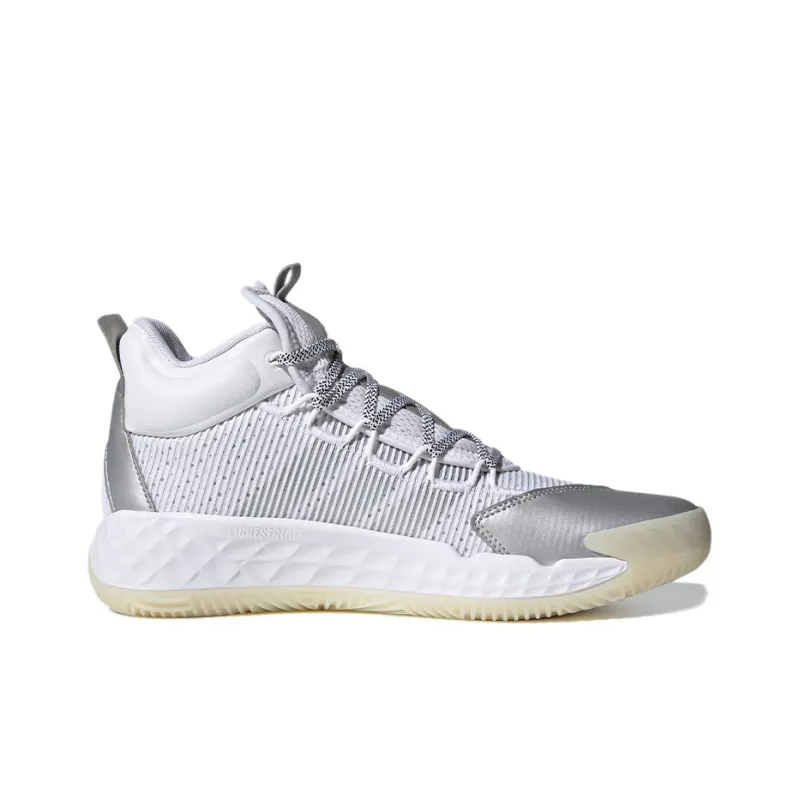 Pro Boost Adidas Mid 'White Silver Metallic'-1