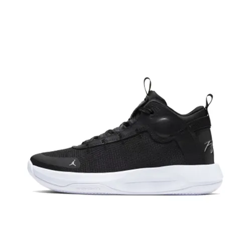 Jordan Jumpman 2020 Basketball Shoes Men Mid-Top Black/White