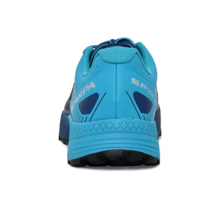 SCARPA Spin Ultra Running Shoes Men Low Top Lake Blue/Sea Blue-3