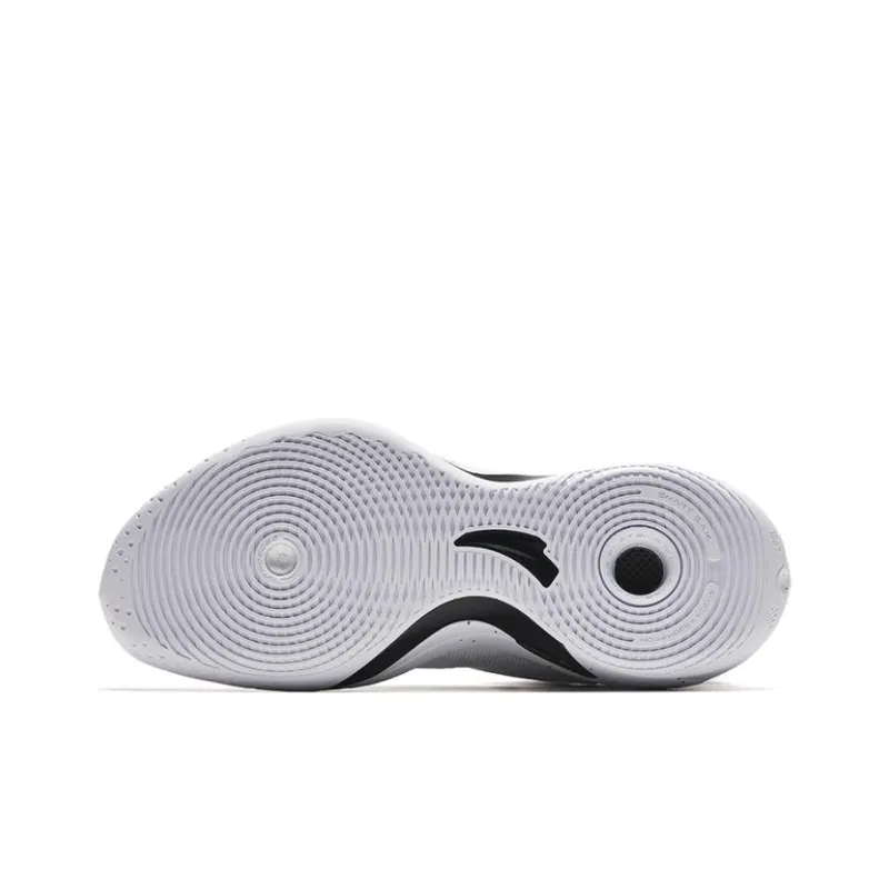 Anta KT8 KT 8, Black Eight Anti Slip Wear Resistant High Top Basketball Shoes Men's Black White-4