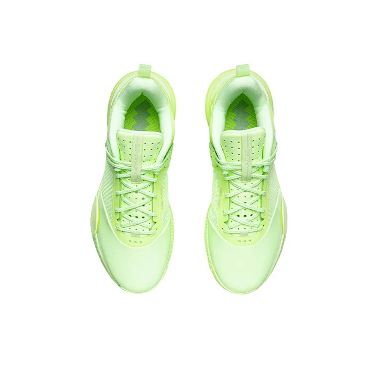 LINING 6 Throughout The Day Basketball Shoes Men Low Top Fluorescent Ice Yellow-3