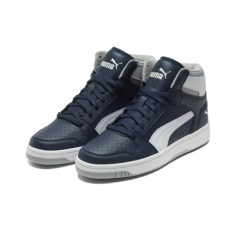 PUMA Rebound Mid high Blue/White/Grey-2