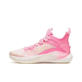 XTEP Light Feather 3rd Basketball Shoes Men Low Top Peach Pink/Pure Pink