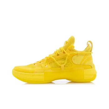 LiNing Blitz 6 Premium Durable Breathable Mid Top Basketball Shoes Men's Pineapple Yellow