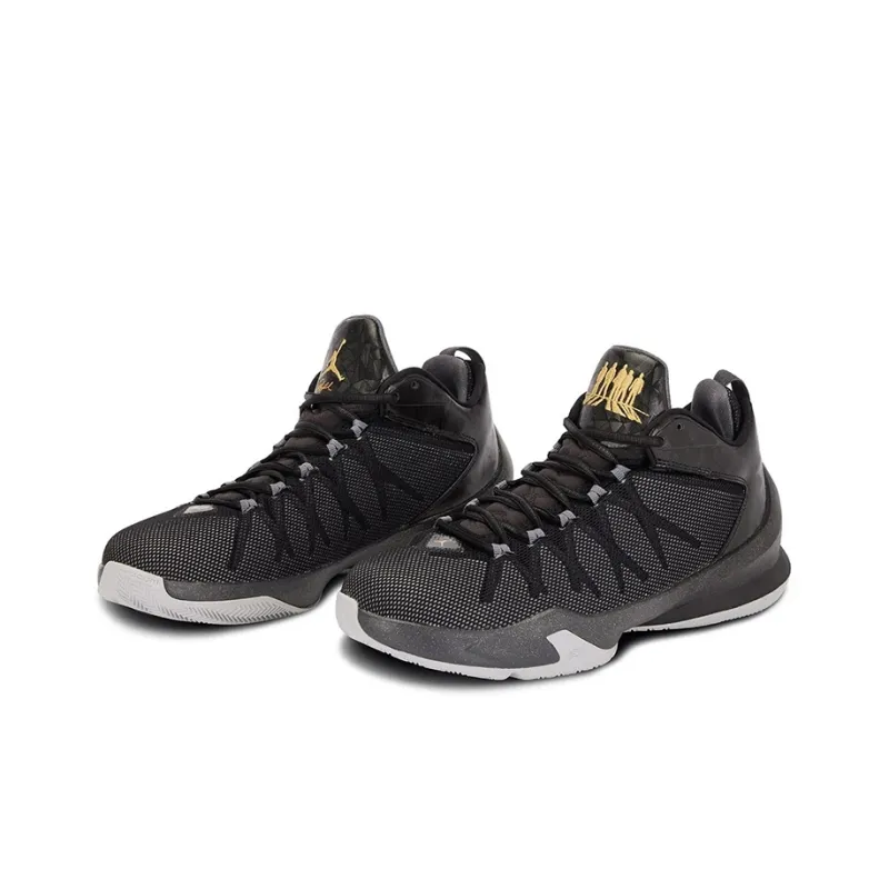 Jordan CP3 8 Basketball Shoes Men Mid Top Black/Gray-2