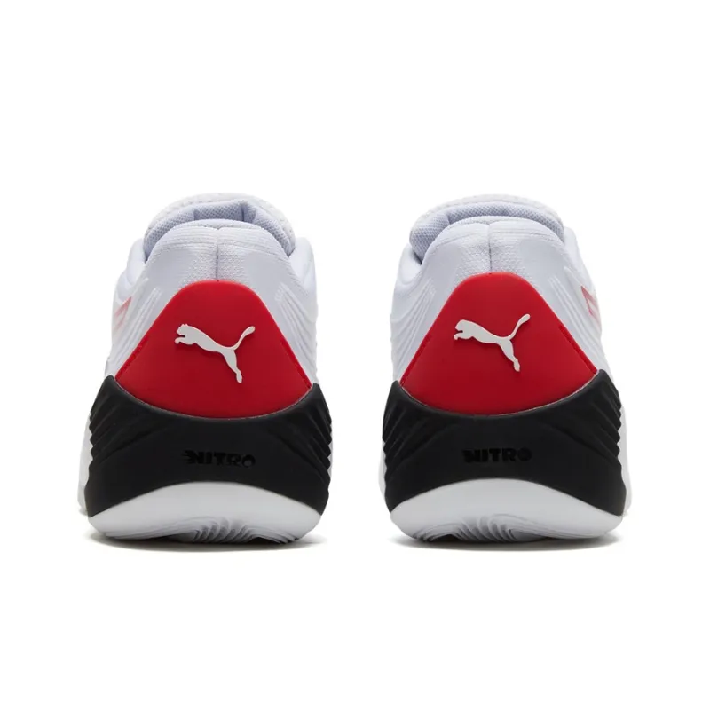 PUMA Fusion Nitro White High Risk Red-3