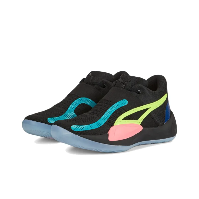 PUMA Rise Nitro Black Sunset Glow-2