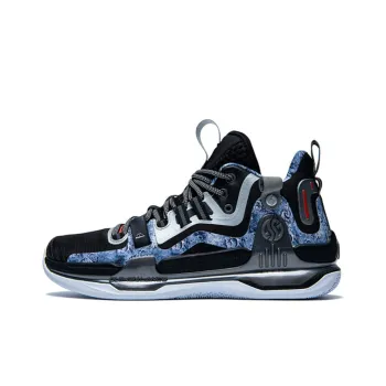 361° AG1 Pro Xingji Camouflage Low Top Performance Basketball Shoes Men's Black Gray