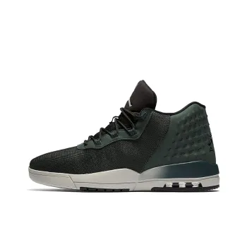 Jordan Academy Cushioning Anti-Slip And Wear-Resistant Coverage Mid-Top Performance Basketball Shoes Men's Black Green