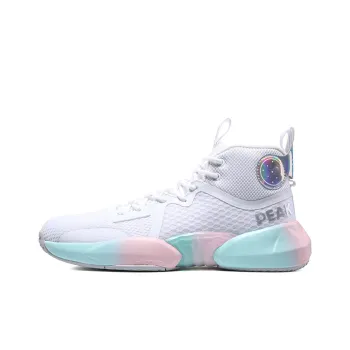 PEAK Cushioning Anti Slip Wear Resistant Breathable Height Increasing Mid Top Basketball Shoes Men's Baymax