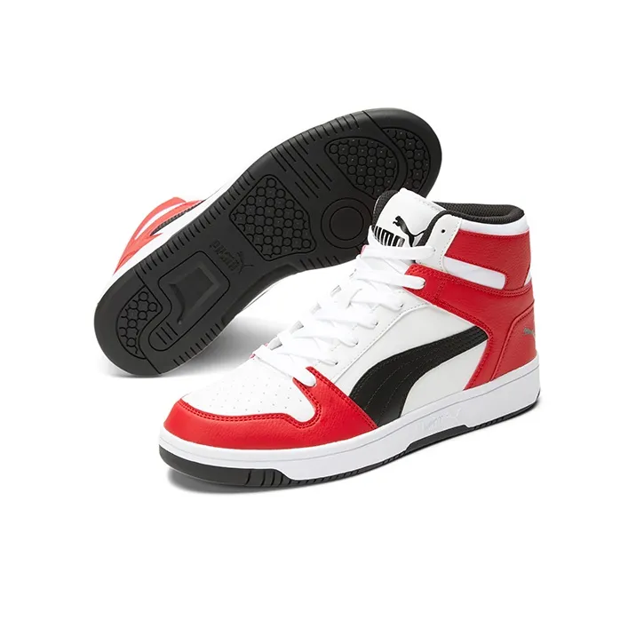 PUMA Rebound LayUp Sl 'White High Risk Red'-2