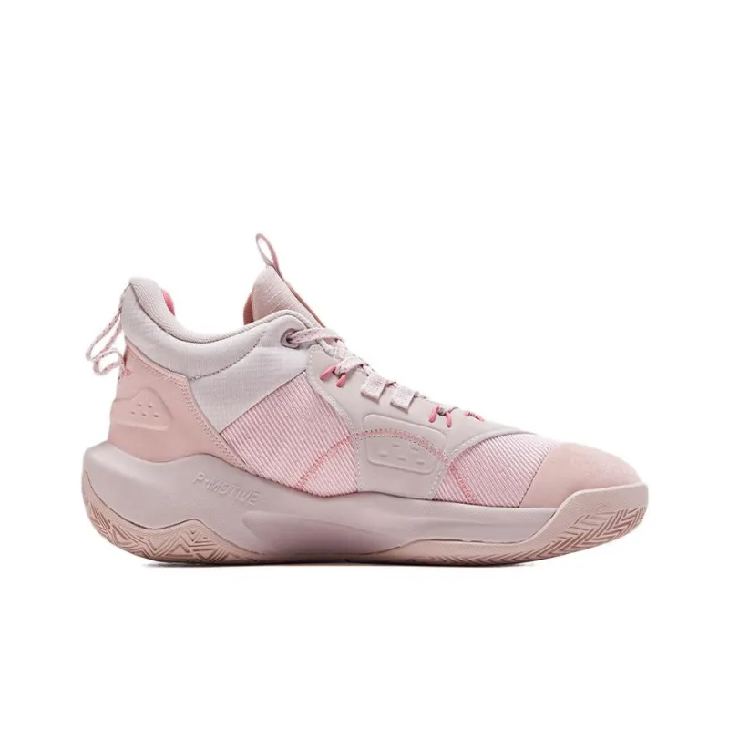 PEAK Sonic Boom 1.5 Cushioning Anti-Slip And Wear-Resistant Low-Top Basketball Shoes Red Pink-1