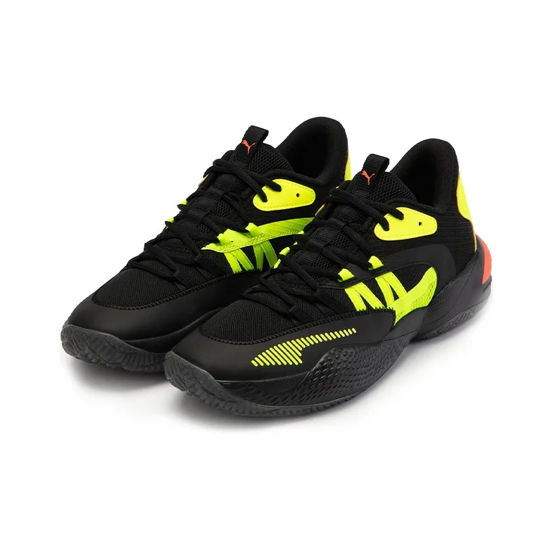 PUMA Court Rider 2.0 Glow Stick 'Black Lime Squeeze'-2