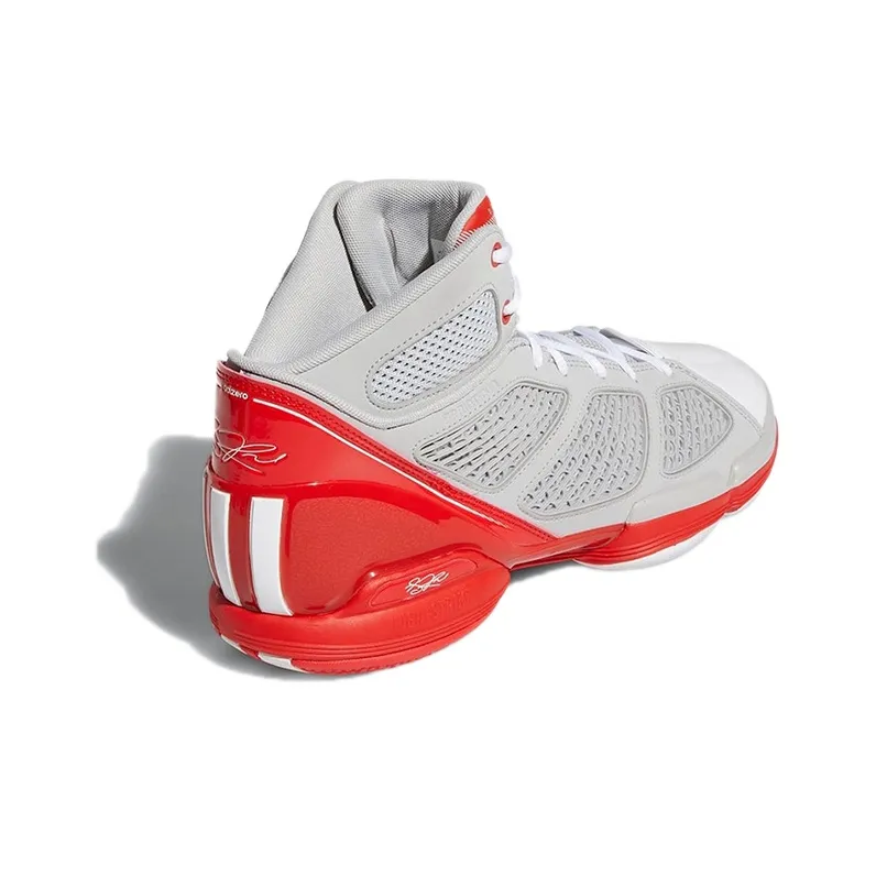 Adidas D Rose 1.5 Grey White Red-3