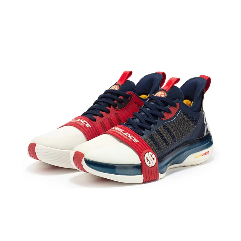 361° Chan 3 Pro Abrasion Resistant Slip Resistant Low Top Performance Basketball Shoes Men's Zen White-3