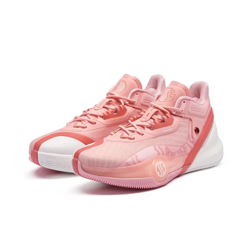 361° AG3 Aaron Gordon 3 Cushioning Anti-Slip And Wear-Resistant Mid-Top Performance Basketball Shoes Men's Grapefruit-3