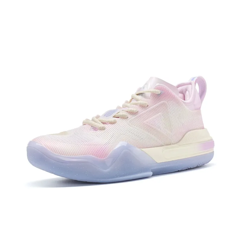 PEAK Wiggins AW1 Integrated Version, Taichi Mid Top Performance Basketball Shoes Women's Camellia Pink-2