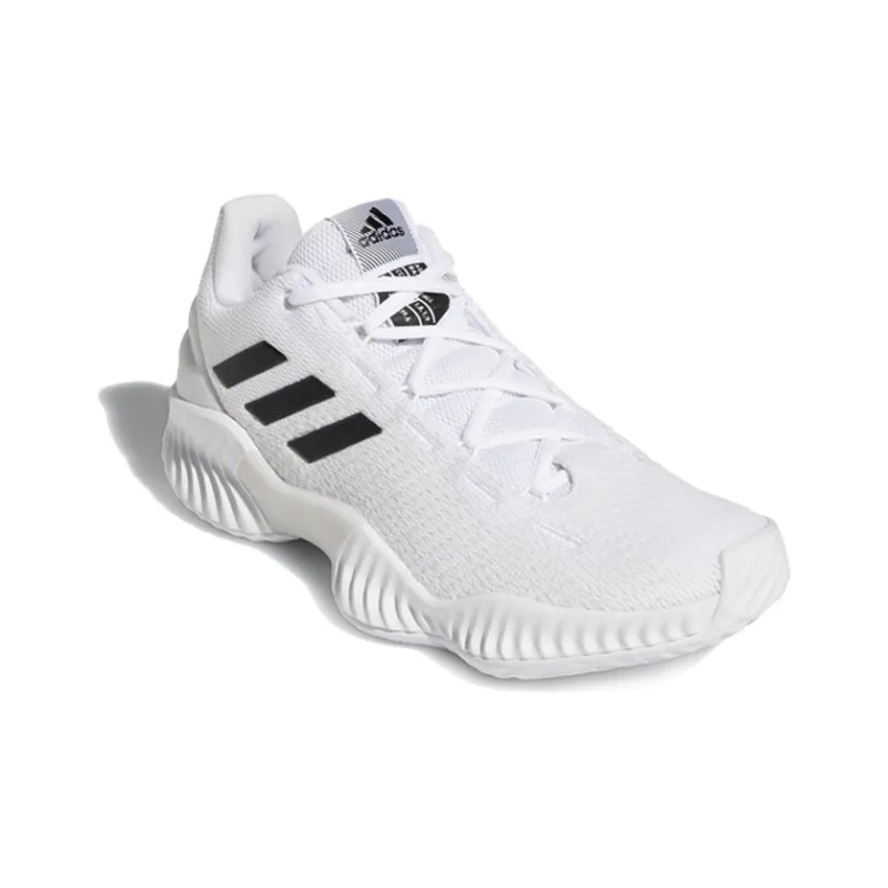 adidas Pro Bounce 2018 Low White Black-2