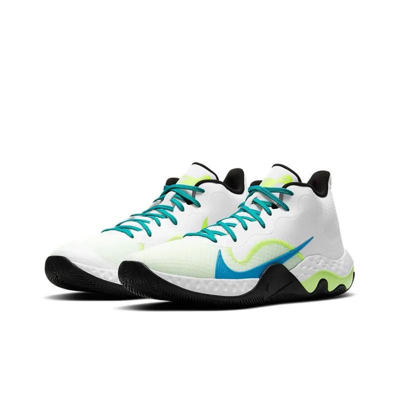 Nike Renew Elevate White Volt Light Blue Fury-2