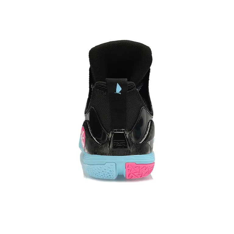 LINING The Sixth Man 2019 Basketball Shoes Men Low Top Black/Blue/Pink-4