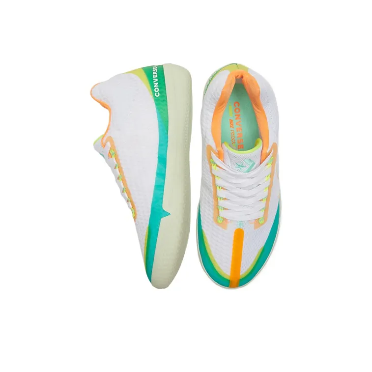 Converse All Star Bb Evo Hi Vis White Green Glow-3