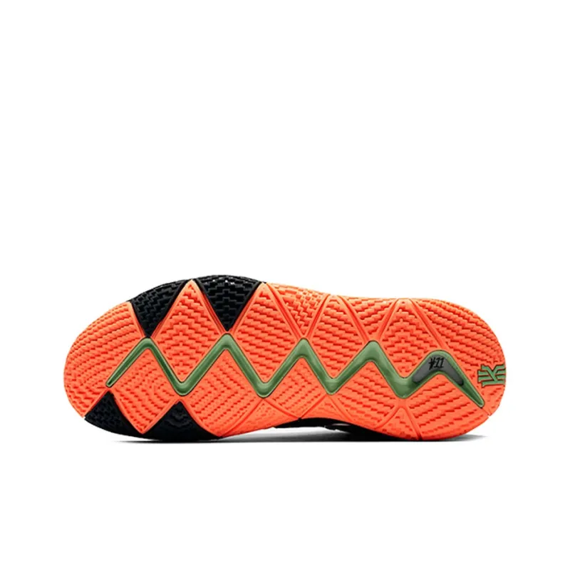 Nike Kyrie 4 Black Silver Orange-4