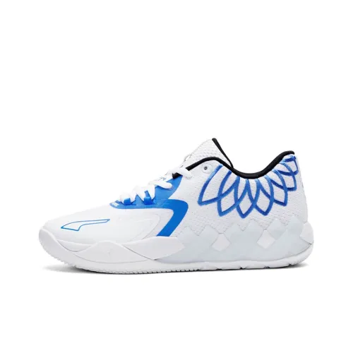 PUMA LaMelo Ball MB.01 Lo Team Colors White Bluemazing