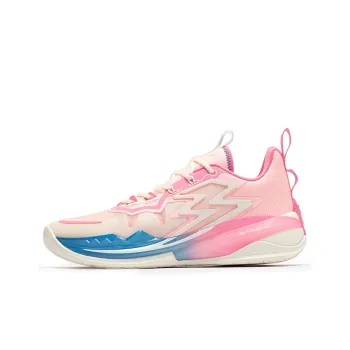 361° Big3 3.0 Basketball Shoes Unisex Low Top Feather White/Fluorescent Wax Powder