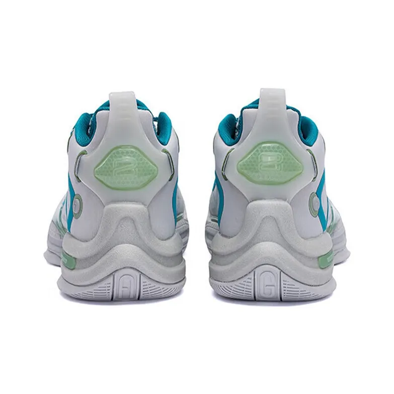 361° AG 2 Basketball Shoes Men Low Top Gray/Green-3