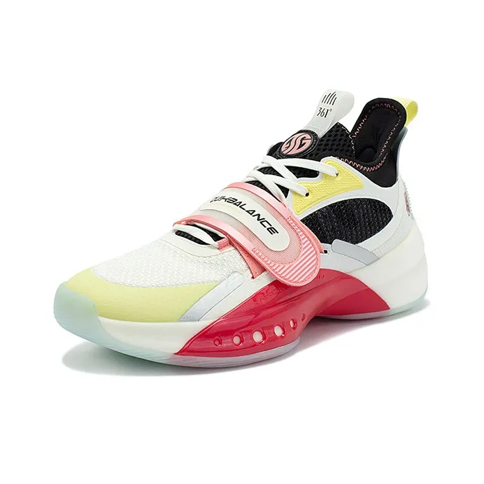 361° Zen 4 Cushioning, Slip Resistant, Abrasion Resistant, Breathable, Coverage, Support Low Top Basketball Shoes Men's-1