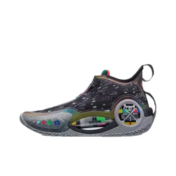LiNing WOW 9 Cushioning Anti Slip And Wear Resistant Coverage Support Low Top Basketball Shoes Men's Multicolor