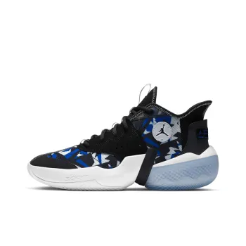 JORDAN React Elevation Pf 'Fractal Pattern Black Racer Blue'