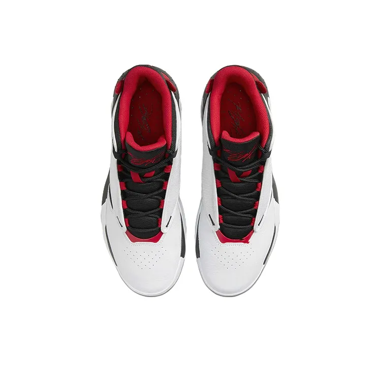 Jordan Max Aura 4 White Black University Red-3