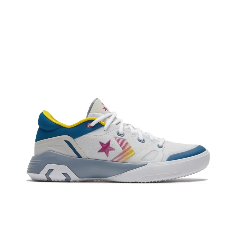 Converse G4 Basketball Shoes White Blue-1