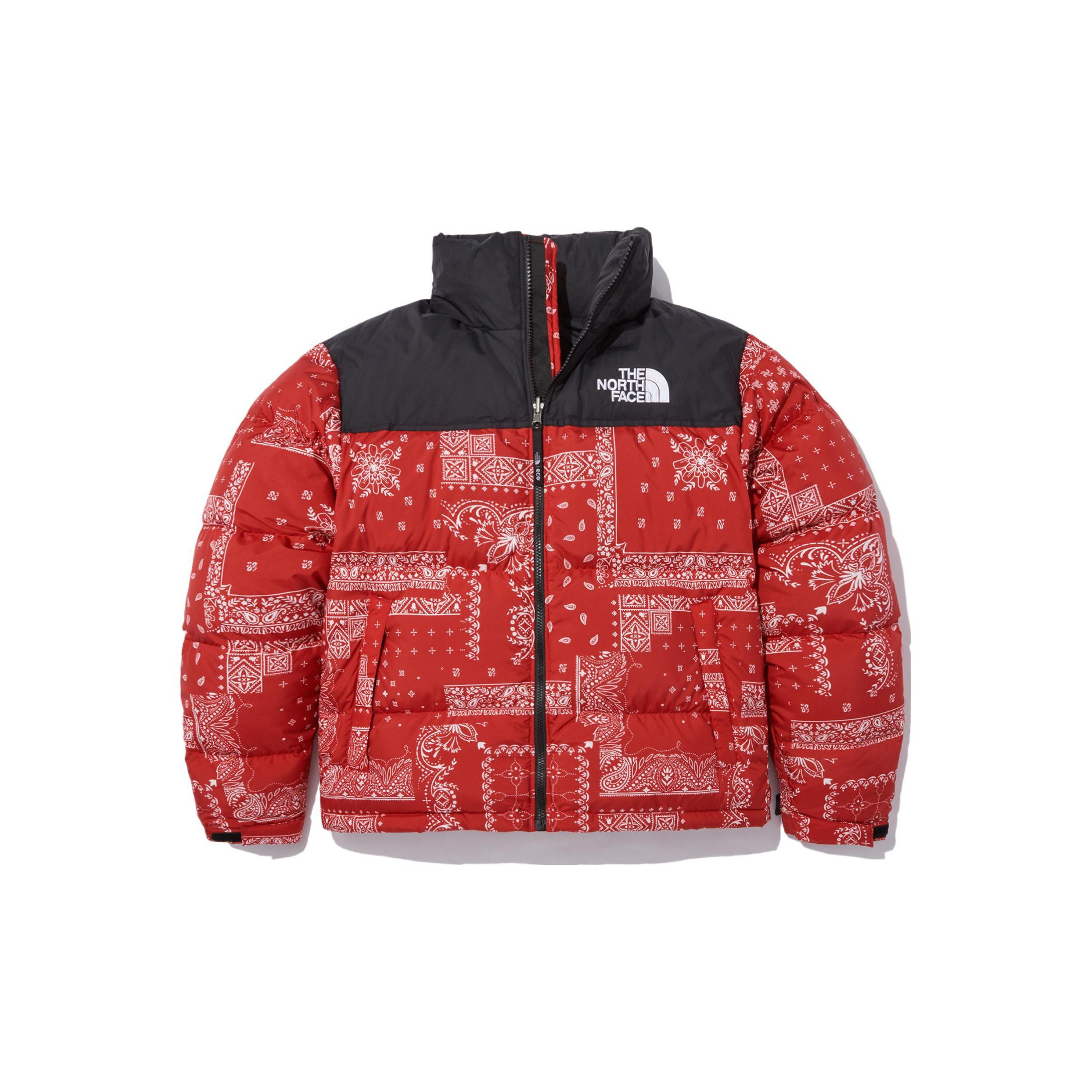 North face paisley nuptse on sale