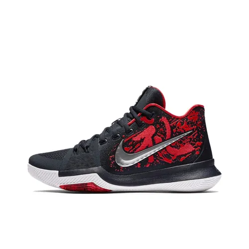 Nike Kyrie 3 Basketball Shoes Men Mid-Top Black/Red