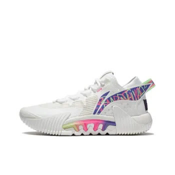 LiNing Badfive 2 Low The Soldier Does Not Tire Of Deceit. Rebound Low Top Performance Basketball Shoes Men's Ecru
