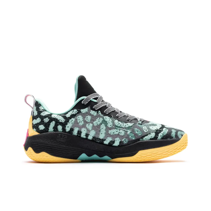 QIAODAN Sharp Edge 6.0PROLOWPE Anti Slip And Wear Resistant Lightweight Low Top Basketball Shoes Men's Green-1
