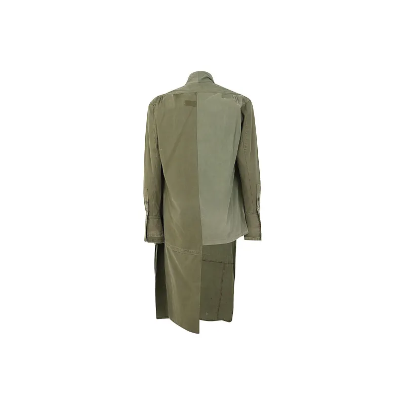 GREG LAUREN Asymmetric Draped Coat-1