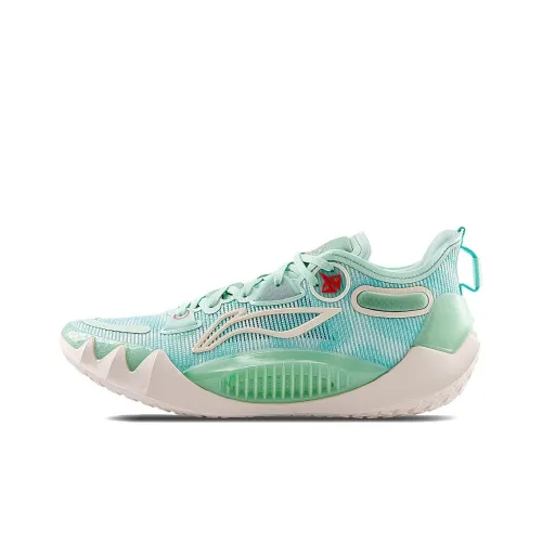 LiNing JB1 Jimmy Butler 1 Cushioned Slip Resistant Low Top Basketball Shoes Men's Mint Green Boxed Version