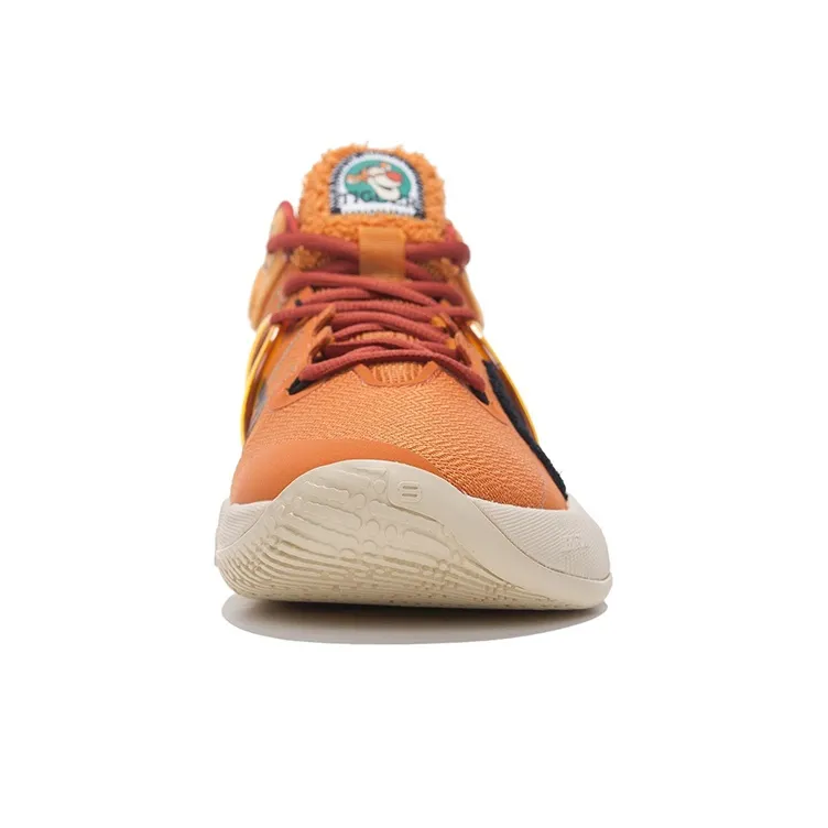 Disney x LiNing Speed 8 Premium Anti Slip Wear Resistant Low Top Basketball Shoes Men's Jam Orange-4