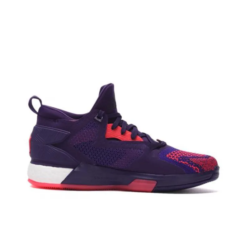 Adidas D Lillard 2 Boost Low Top Purple-1