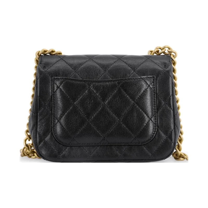 CHANEL Sheepskin Chain Bag, Shoulder Bag, Crossbody Bag Trumpets Women's Black-2