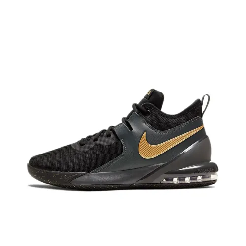 Nike Air Max Impact Basketball Shoes Men Mid-Top Black/Gold