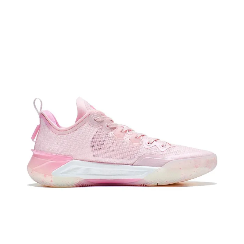 LiNing Liren 3 V2 Durable Breathable Low Top Basketball Shoes Men's New Light Pink-1